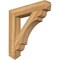 Ekena Millwork Olympic Arts & Crafts Rough Sawn Bracket, Western Red Cedar, 6"W x 36"D x 36"H BKT06X36X36OLY03RWR - alternate 1
